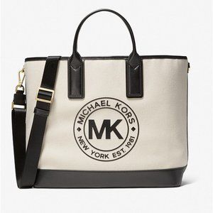 MICHAEL KORS Fulton Sport Large Cotton Tote Bag